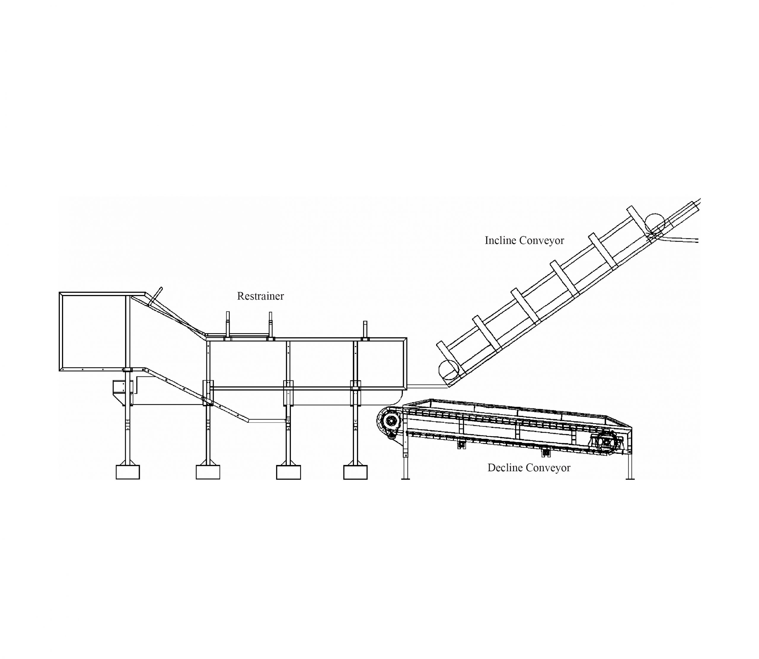 1000-2 CENTER TRACK BEEF RESTRAINING SYSTEM